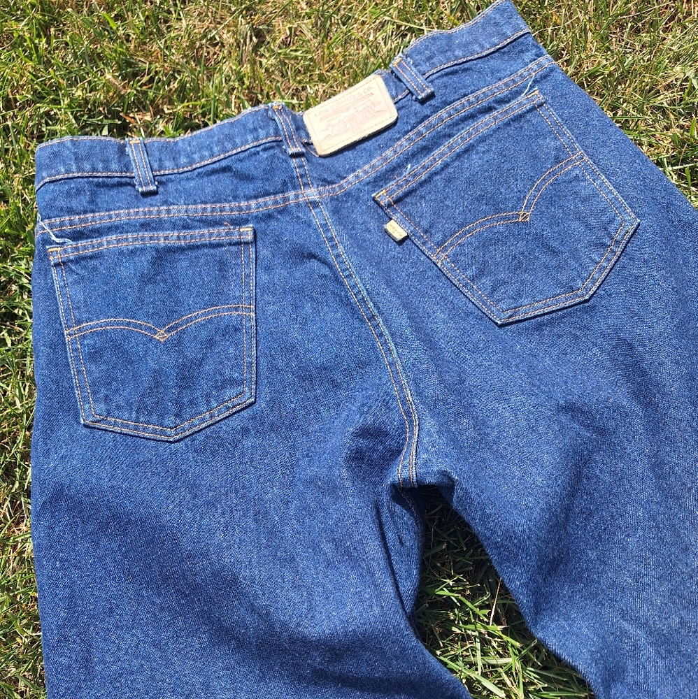 Vintage 80's Levi's leather tab 540s 36x34